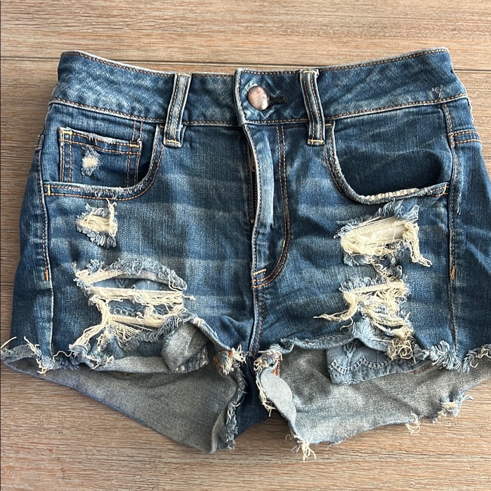 American eagle Distressed Denim Shorts